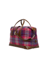 Harris Tweed Luggage Bag - A088 (Tan Leather)