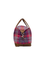 Harris Tweed Luggage Bag - A088 (Tan Leather)
