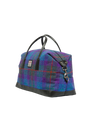Harris Tweed Luggage Bag - A089 (Black Leather)