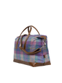 Harris Tweed Luggage Bag - A093 (Tan Leather)