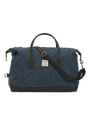 Harris Tweed Luggage Bag BC4 (Black Leather)