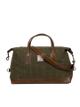 Harris Tweed Luggage Bag - HB103 (Tan Leather)