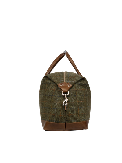 Harris Tweed Luggage Bag - HB103 (Tan Leather)
