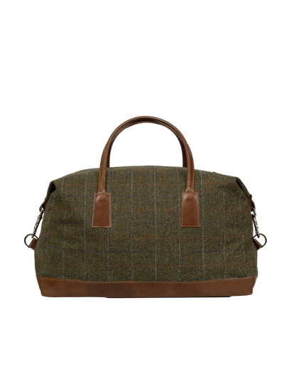 Harris Tweed Luggage Bag - HB103 (Tan Leather)