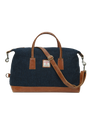 Harris Tweed Luggage Bag HB104 (Tan Leather)