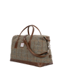 Harris Tweed Luggage Bag - HB133 (Tan Leather)