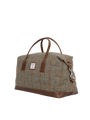 Harris Tweed Luggage Bag - HB133 (Tan Leather)