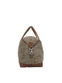 Harris Tweed Luggage Bag - HB133 (Tan Leather)