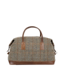Harris Tweed Luggage Bag - HB133 (Tan Leather)