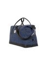 Harris Tweed Luggage Bag - HB136 (Black Leather)