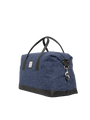 Harris Tweed Luggage Bag - HB136 (Black Leather)