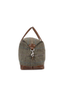 Harris Tweed Luggage Bag - HB162 (Tan Leather)