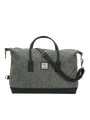 Harris Tweed Luggage Bag HB1 (Black Leather)