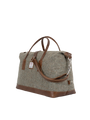 Harris Tweed Luggage Bag - HB52 (Tan Leather)