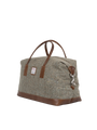 Harris Tweed Luggage Bag - HB52 (Tan Leather)