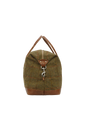 Harris Tweed Luggage Bag HB67 (Tan Leather)