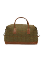 Harris Tweed Luggage Bag HB67 (Tan Leather)