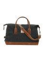 Harris Tweed Luggage Bag HB80 (Tan Leather)