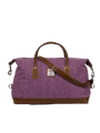 Harris Tweed Luggage Bag - NHB3 (Tan Leather)