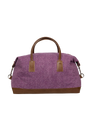 Harris Tweed Luggage Bag - NHB3 (Tan Leather)