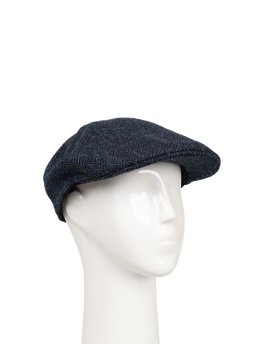 Harris Tweed Mallaig Duck Bill Cap - Midnight (HB104) (HH)
