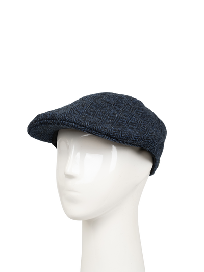 Harris Tweed Mallaig Duck Bill Cap - Midnight (HB104) (HH)