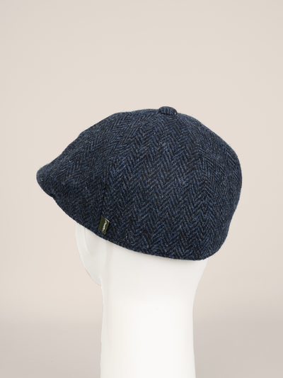 Harris Tweed Mallaig Duck Bill Cap - Midnight (HB104) (HH)