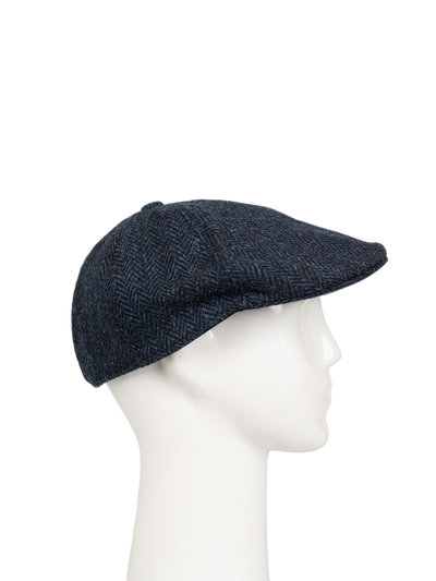 Harris Tweed Mallaig Duck Bill Cap - Midnight (HH)