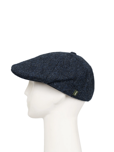 Harris Tweed Mallaig Duck Bill Cap - Midnight (HH)