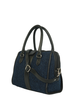 Harris Tweed Maraig Bag - HB104 (Black)