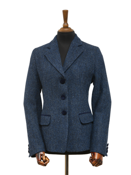 Harris Tweed Melanie Jacket Navy Herringbone – Harris Tweed Isle