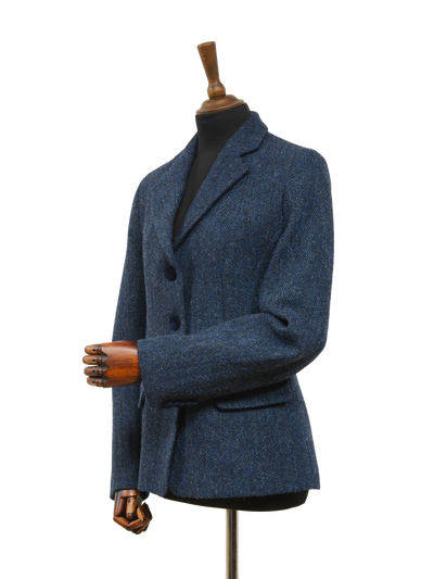 Harris Tweed Melanie Jacket Navy Herringbone