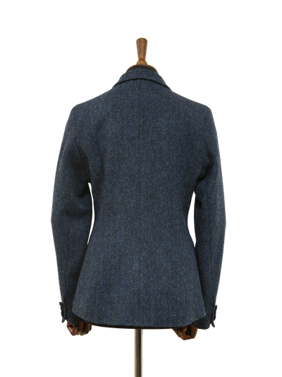 Harris Tweed Melanie Jacket Navy Herringbone