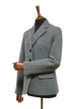Harris Tweed Melanie Jacket Turquoise Herringbone