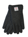 Harris Tweed Men's Gloves Black Herringbone (HH)