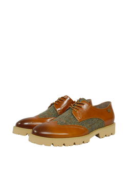 Harris Tweed Mens Classic Brogue HB55