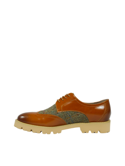 Harris Tweed Mens Classic Brogue HB55