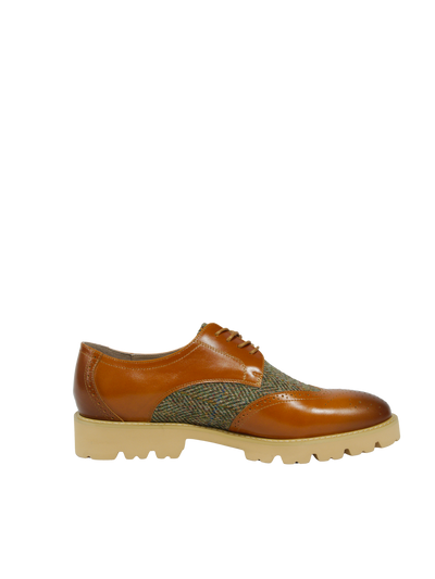 Harris Tweed Mens Classic Brogue - HB55