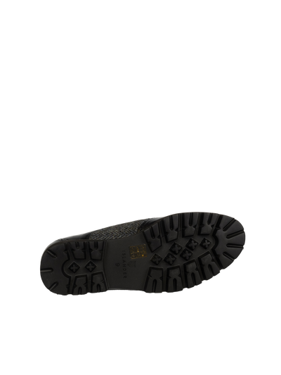 Harris Tweed Mens Classic Brogue - HB85 (Black)