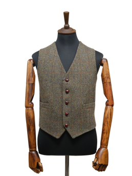 Harris Tweed Mens Waistcoat HB40