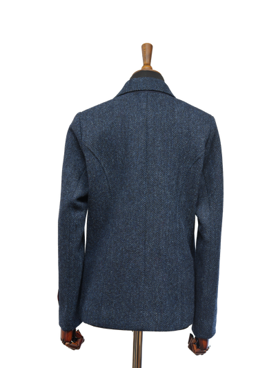 Harris Tweed Millie Jacket Navy Herringbone