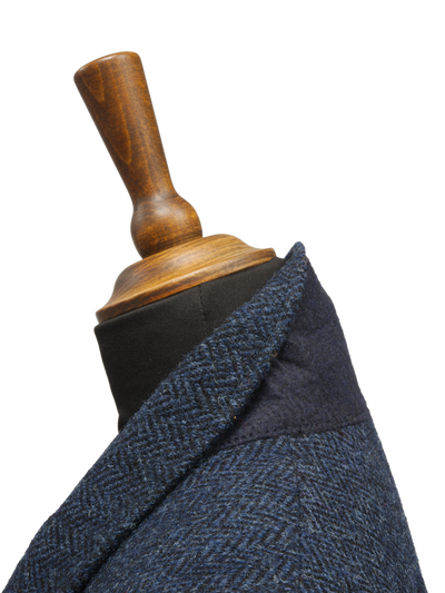 Harris Tweed Millie Jacket Navy Herringbone