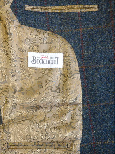 Harris Tweed Patrick Jacket Blue Multi