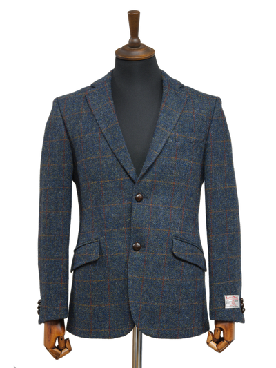 Harris Tweed Patrick Jacket Blue Multi