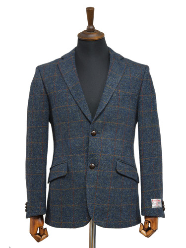Harris Tweed Patrick Jacket - Blue Multi