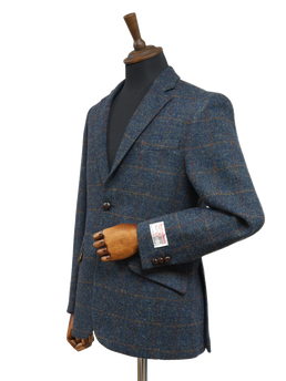 Harris Tweed Patrick Jacket Blue Multi