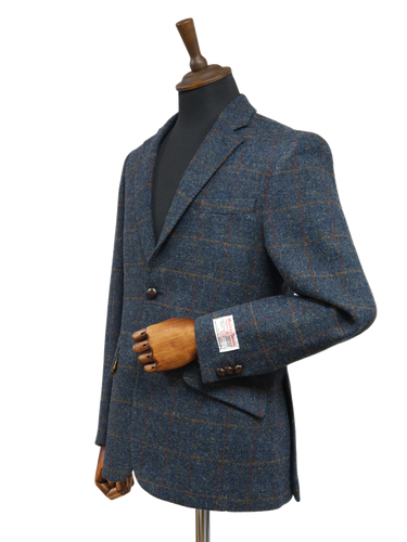 Harris Tweed Patrick Jacket - Blue Multi