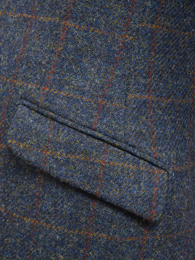 Harris Tweed Patrick Jacket Blue Multi