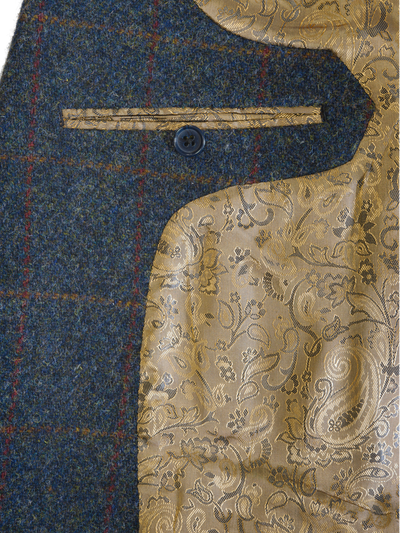 Harris Tweed Patrick Jacket Blue Multi