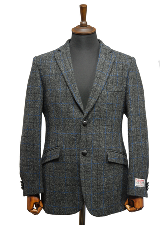 Harris Tweed Patrick Jacket Grey Windowpane – Harris Tweed Isle of